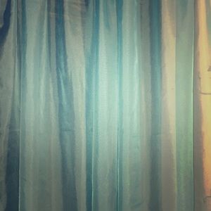Sheer Blue Curtains 2 Panels